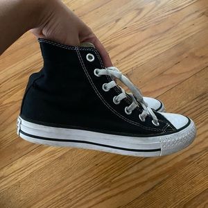 Converse- black high tops
